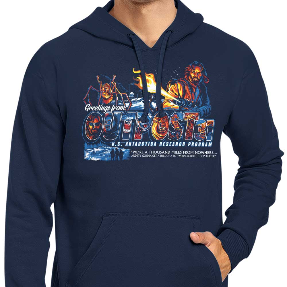 Outpost 31 Greetings - Stylish Zip-Up and Pullover Hoodies