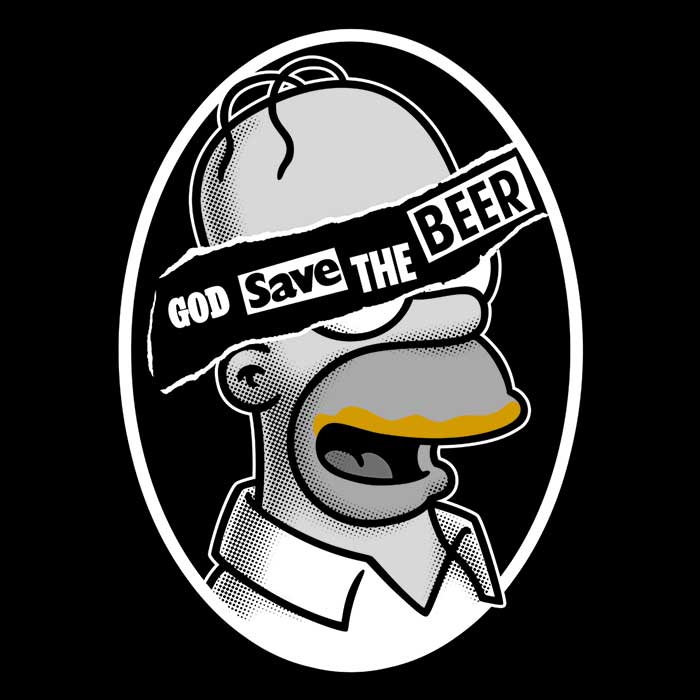 God Save the Beer Zip Up and Pullover Hoodies by Firebeard