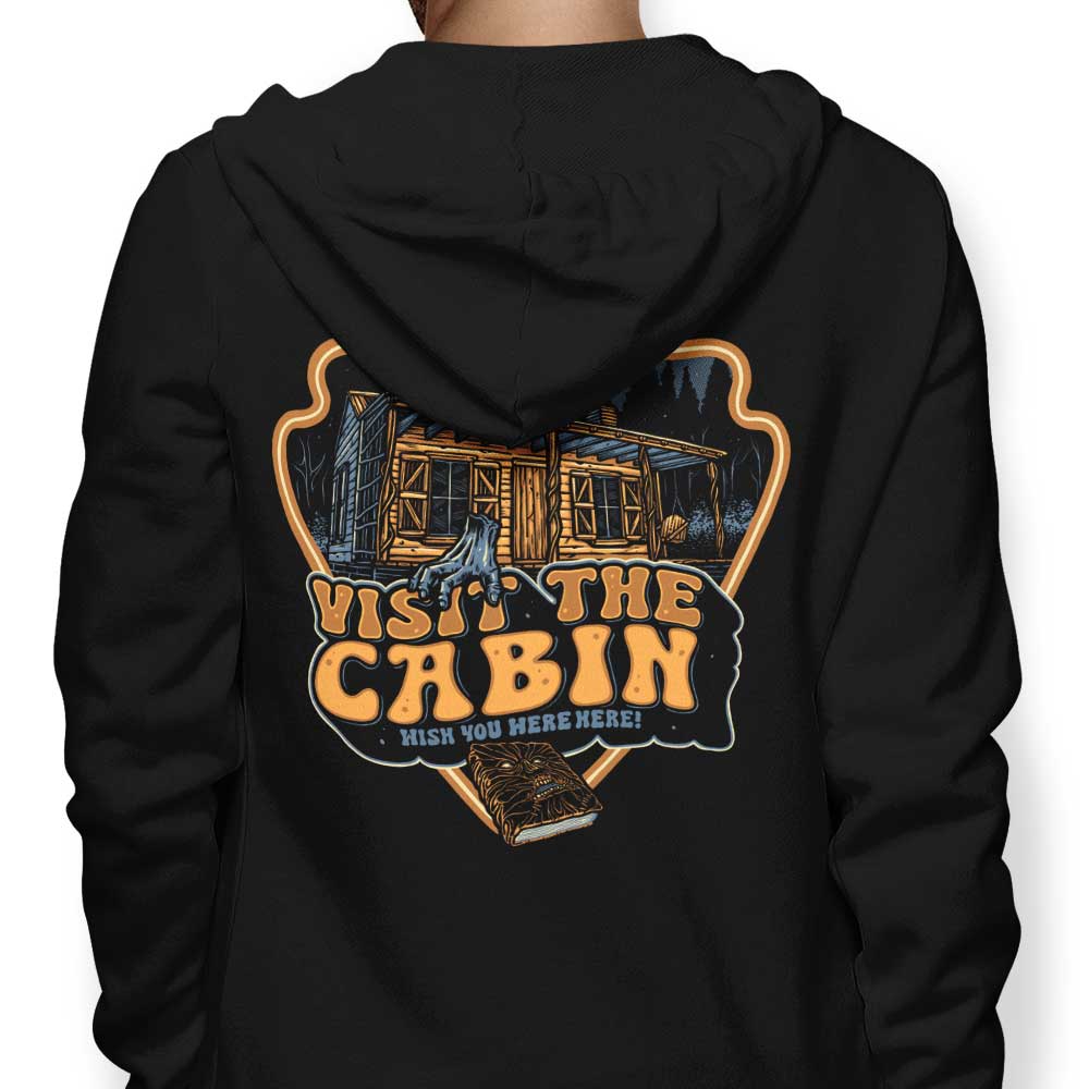 Glitchygorilla's Comfortable 'Visit the Cabin' Hoodie