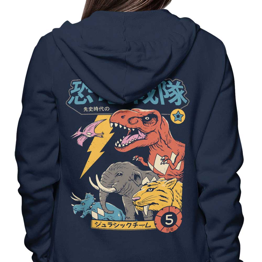 XENOS Dino Sentai Comfortable Zip-Up and Pullover Hoodies