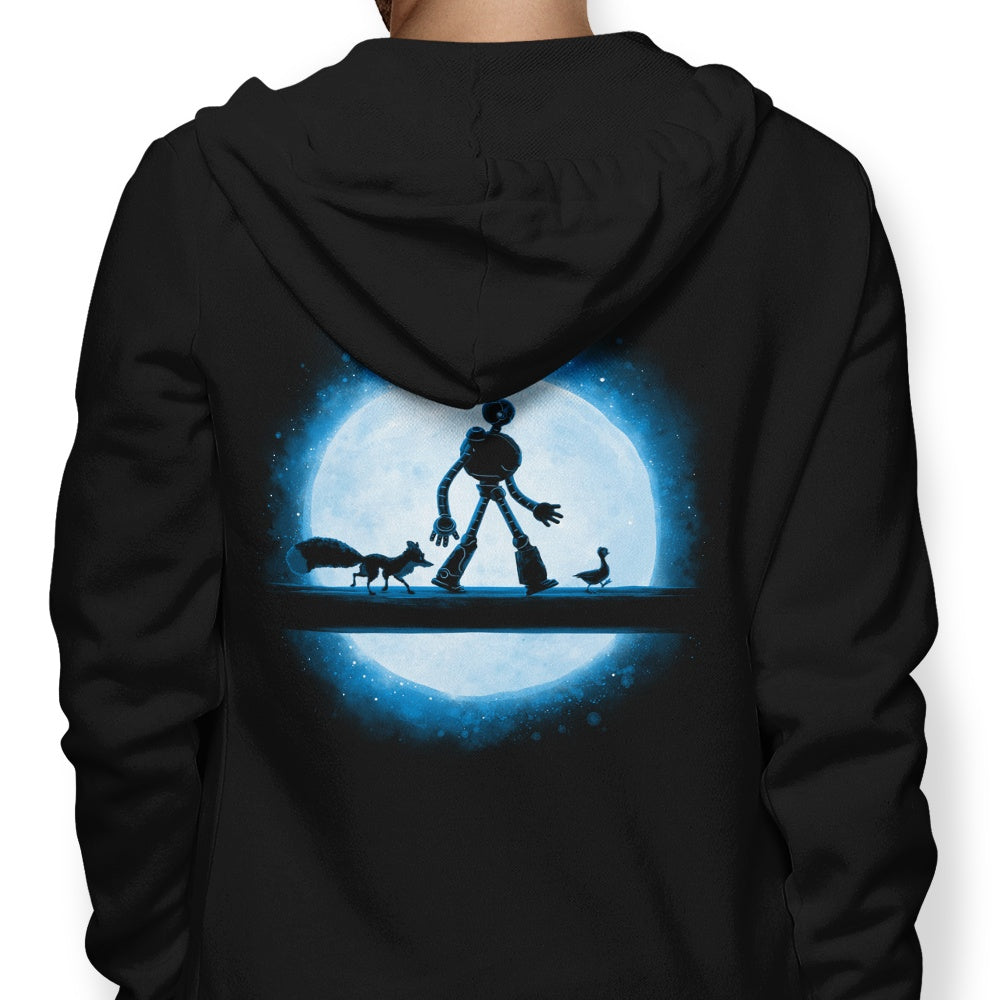 Teesgeex Hakuna Robot-themed Hooded Sweatshirt