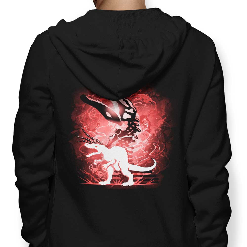 Cool Spinosaurus Silhouette Design - Stylish Hoodie