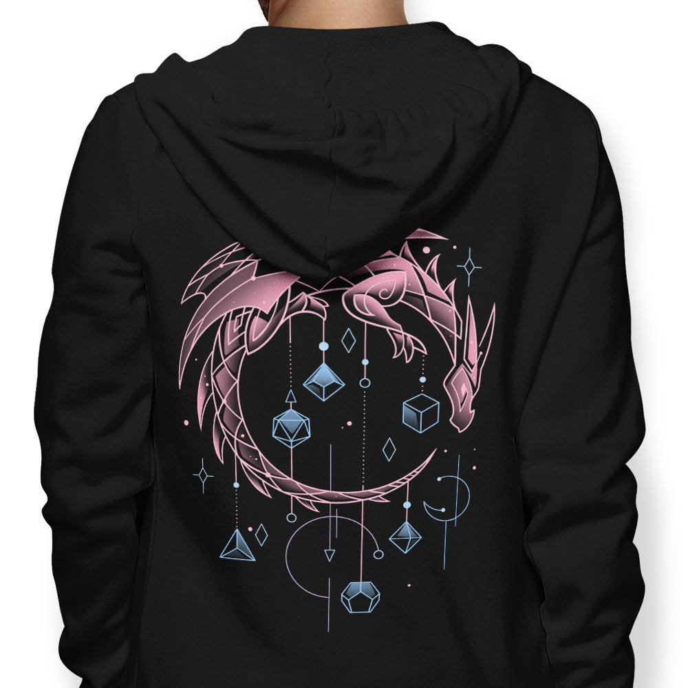 Episode II: Dragon-themed Dice Keeper Hoodie - A Unique Apparel for Dice Enthusiasts