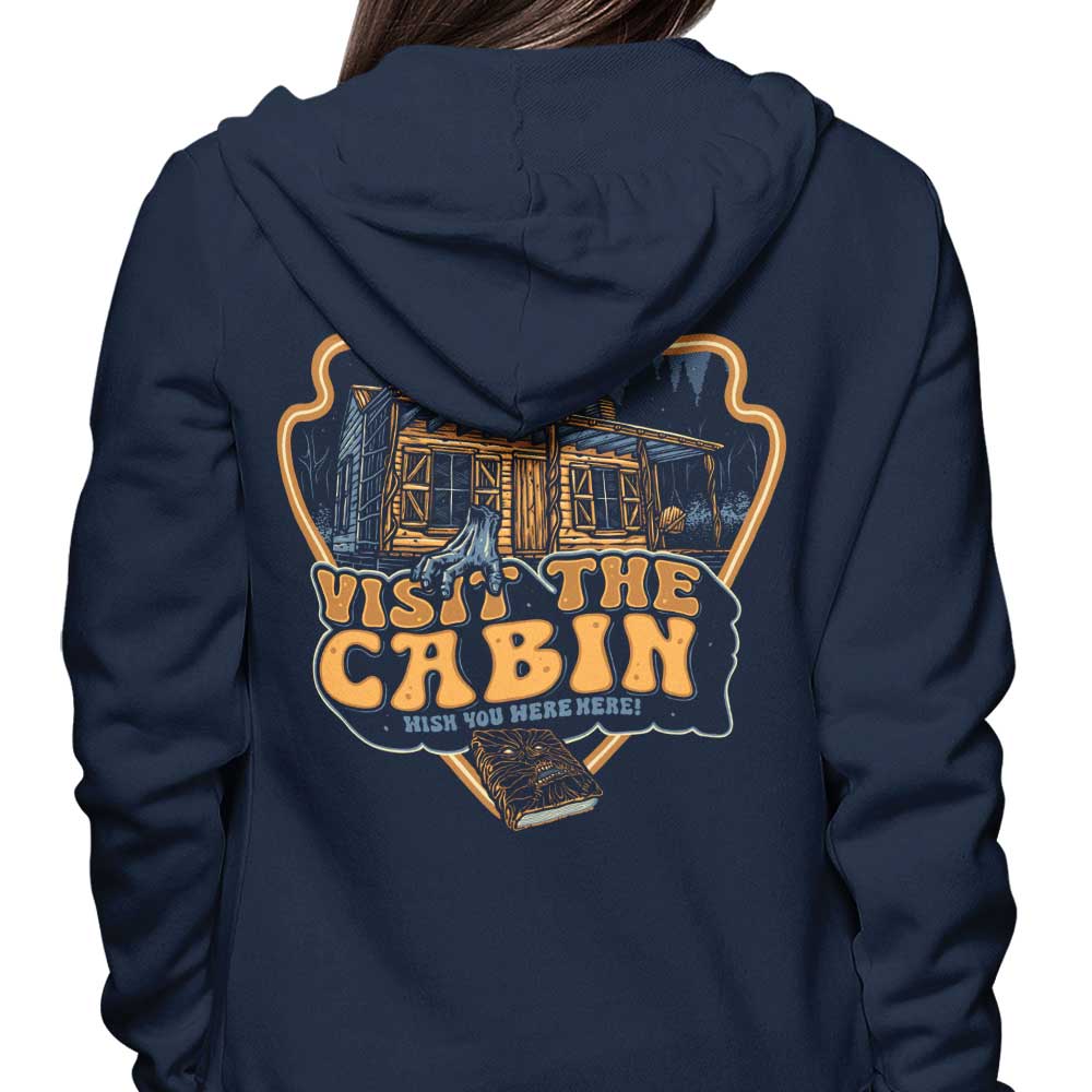 Glitchygorilla's Comfortable 'Visit the Cabin' Hoodie
