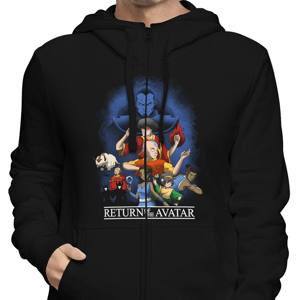 XENOS Return of the Avatar Comfortable 8.5-Ounce Hoodie in S - 4XL Sizes