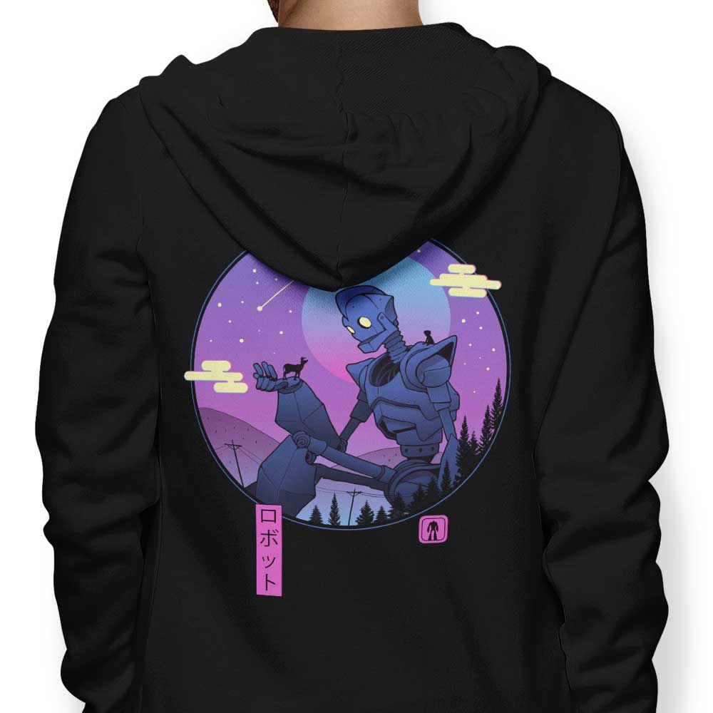 XENOS Comfortable 80/20 Cotton/Poly The Gentle Robot Hoodies