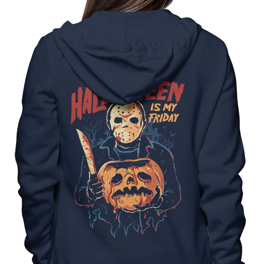 Spooky 'Halloween is My Friday' Hoodie for a Creepy Style
