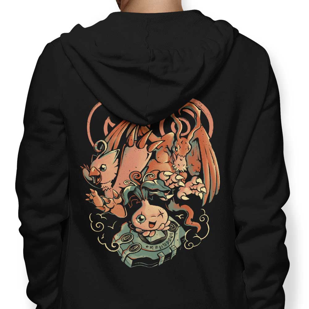 Digital Bird Evolution Style Fashionable Hoodie for Trendy Wear