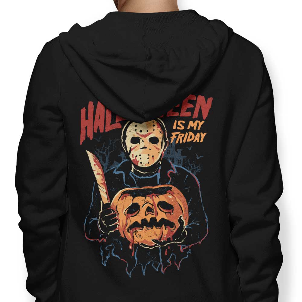 Spooky 'Halloween is My Friday' Hoodie for a Creepy Style