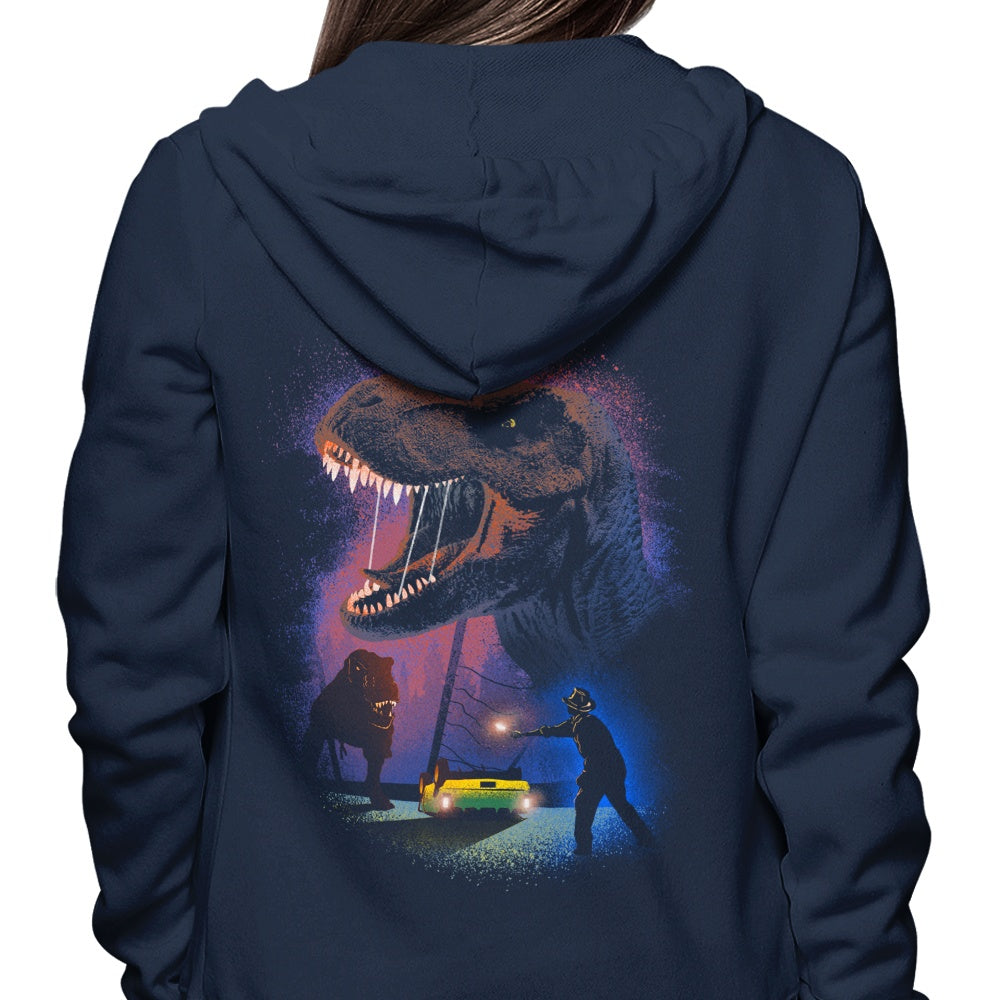 Donnie Illustrations Night Escape Themed Hoodie for Casual Wear