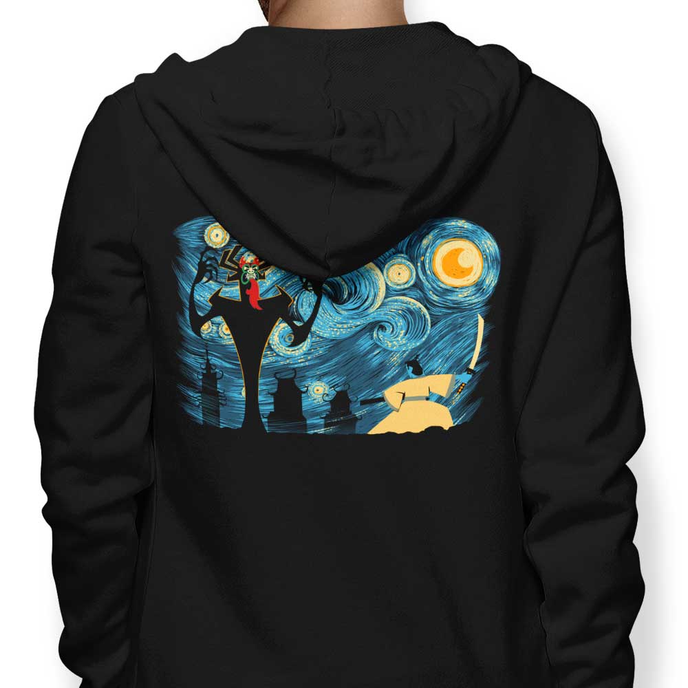 Starry Samurai Themed Stylish Hoodie