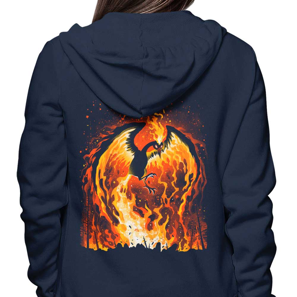 Alemaglia's Stylish Fire Bird Hoodie for Fashion Lovers