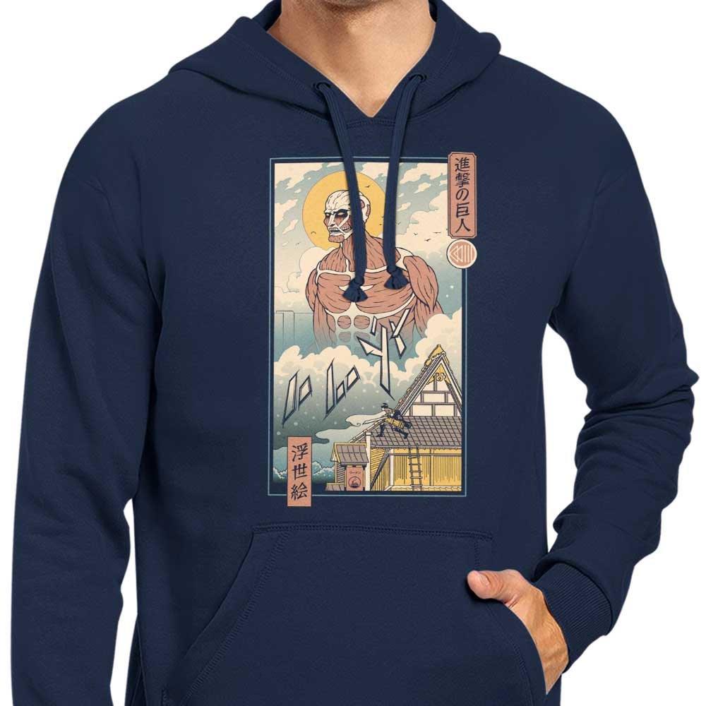 Edo-themed Titan Zip-up and Pullover Hoodies by XENOS