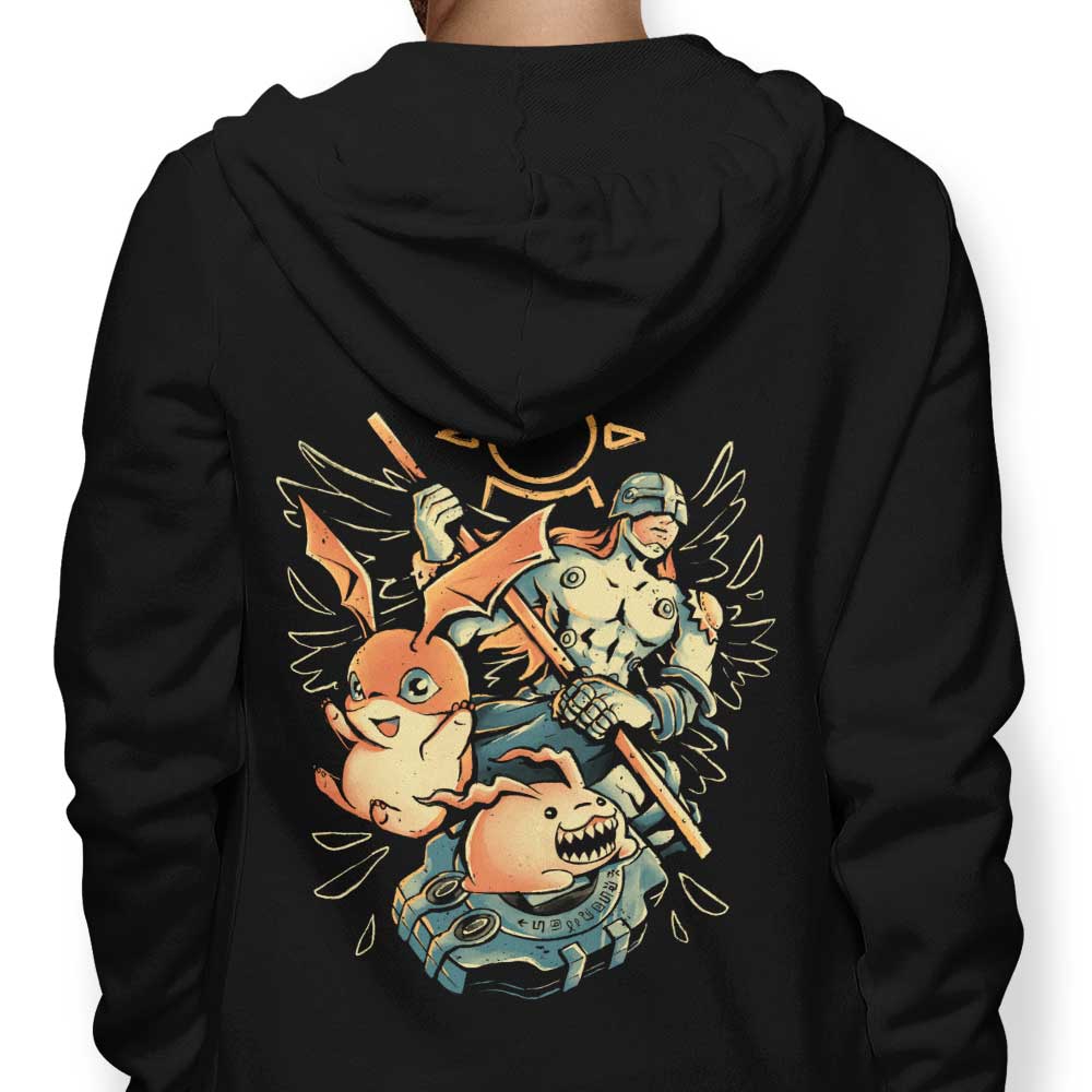 Digital Hamster Evolution - Trendy Unisex Hoodie