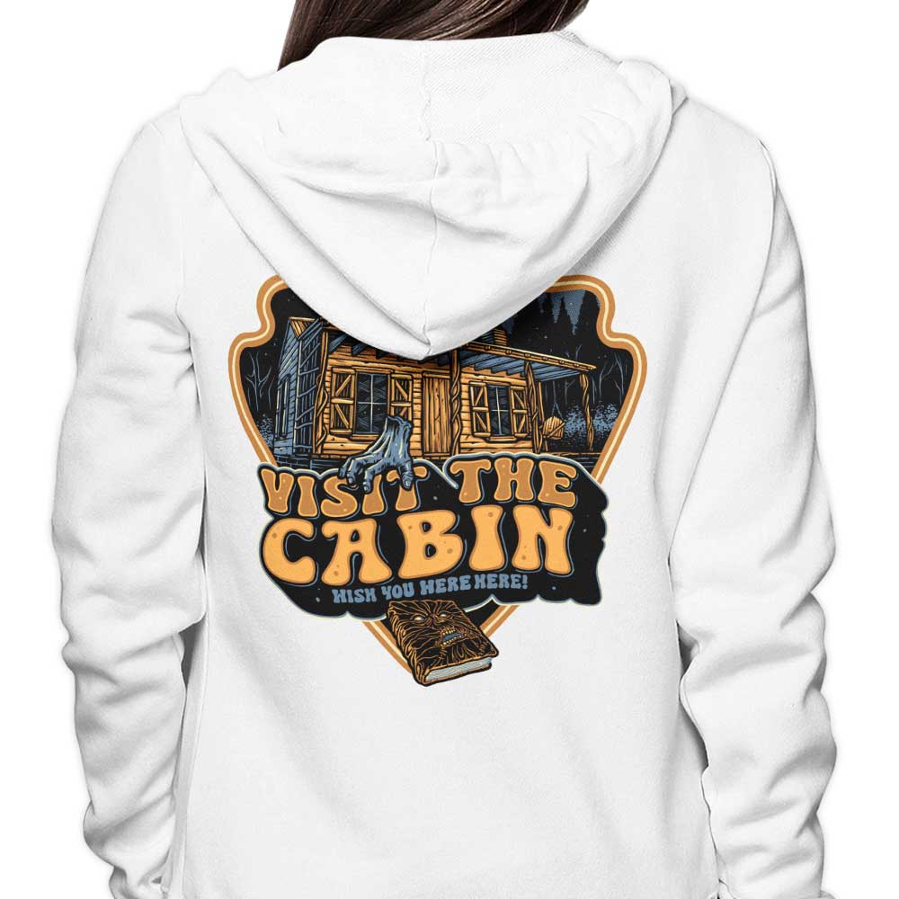 Glitchygorilla's Comfortable 'Visit the Cabin' Hoodie
