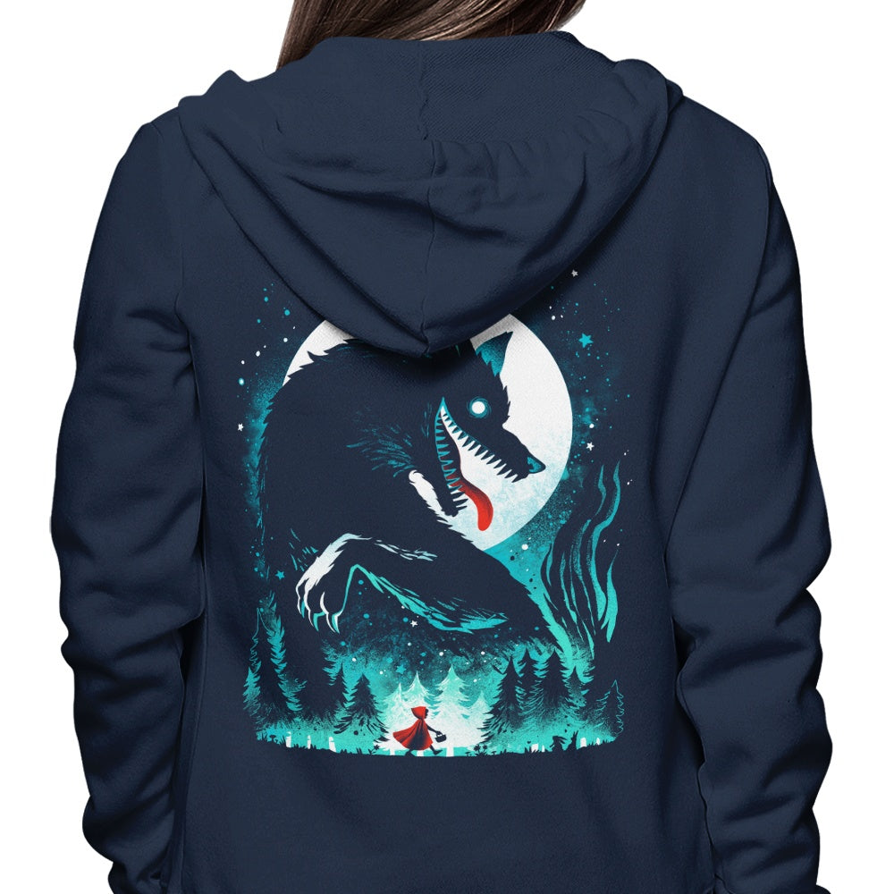 Fairy Tale Wolf-themed Hooded Sweatshirt