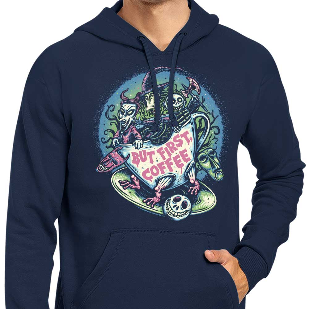 But First Coffee - Comfortable Momma Gorilla Hooded Sweatshirt