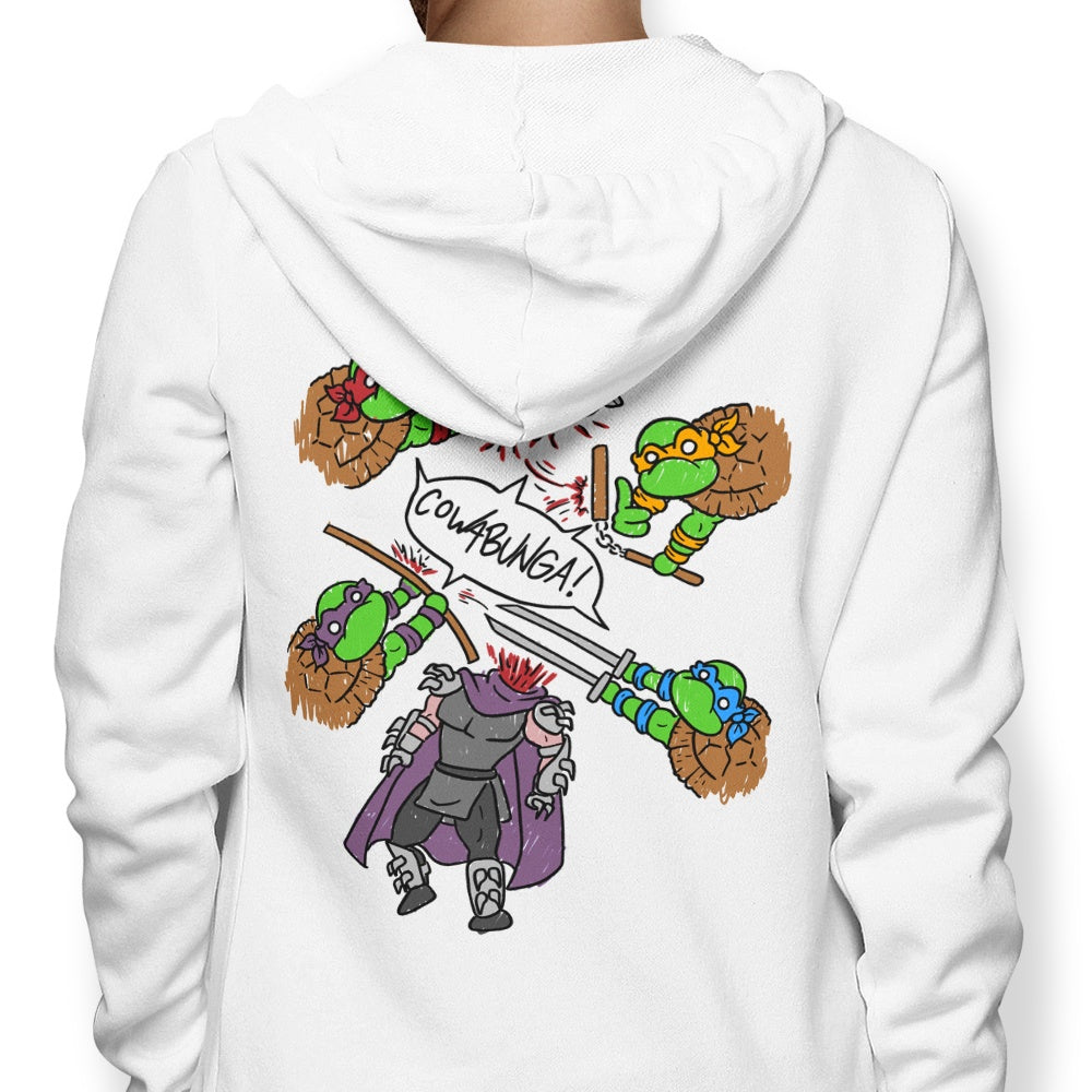Stylish Turtle Pool Print Hoodie by MarianoSan