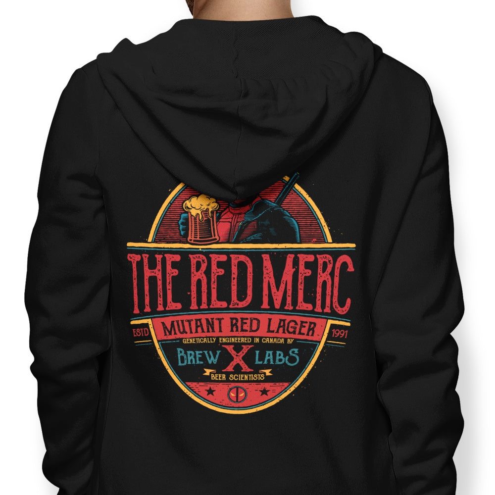 Mutant Red Lager Branded Hoodie - A Stylish Wear from Teesgeex