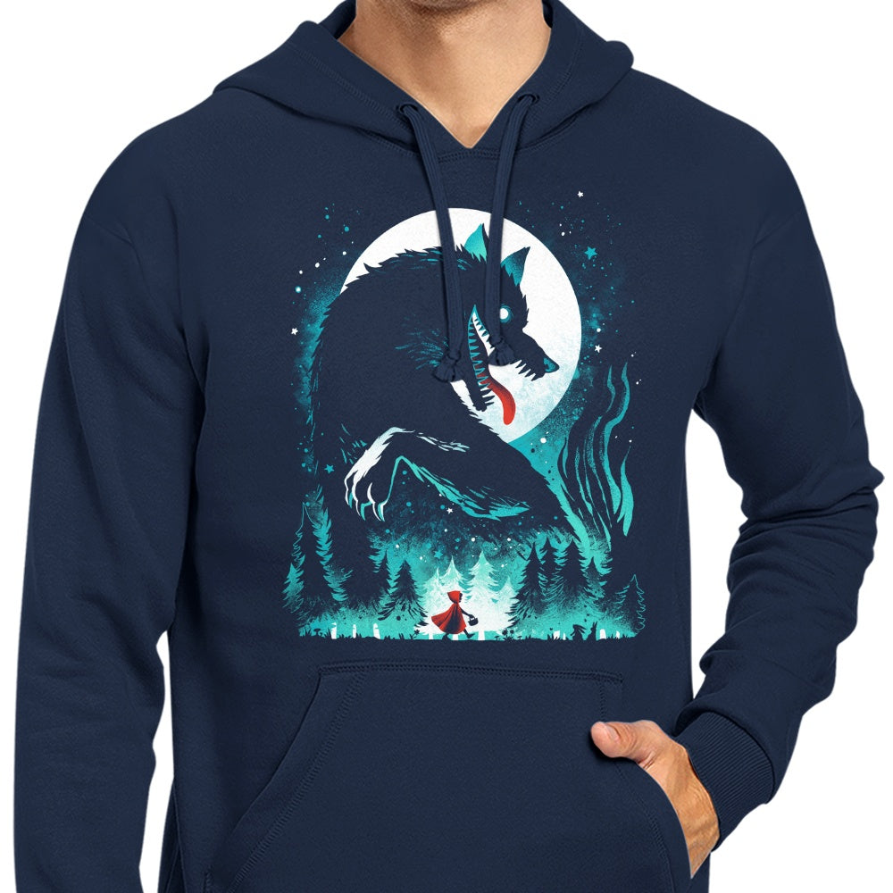 Fairy Tale Wolf-themed Hooded Sweatshirt