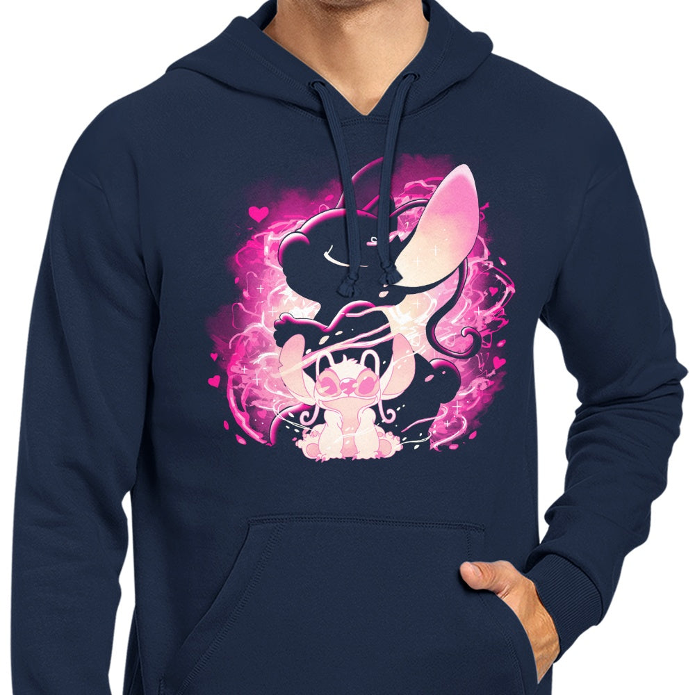 Unique Experimental Love Design - Stylish Hoodie