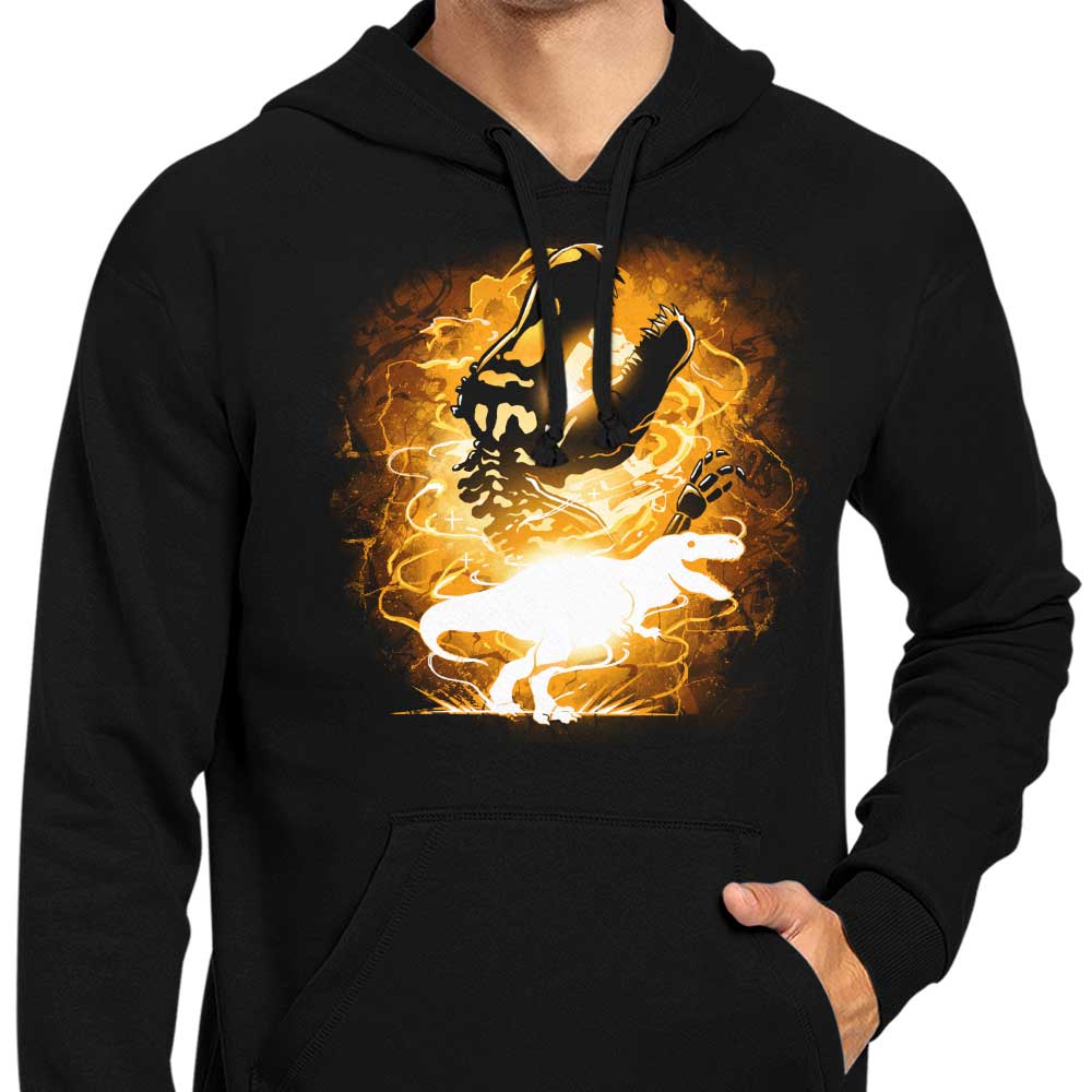 Cool Tyrannosaurus Silhouette Design - Stylish Hoodie