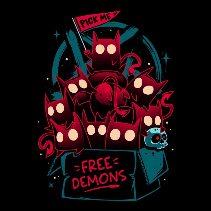 Stylish Free Demons Hoodie by Snouleaf