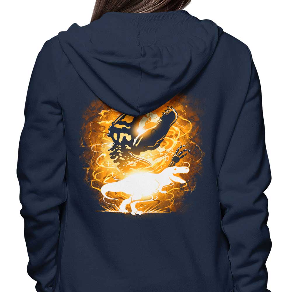 Cool Tyrannosaurus Silhouette Design - Stylish Hoodie