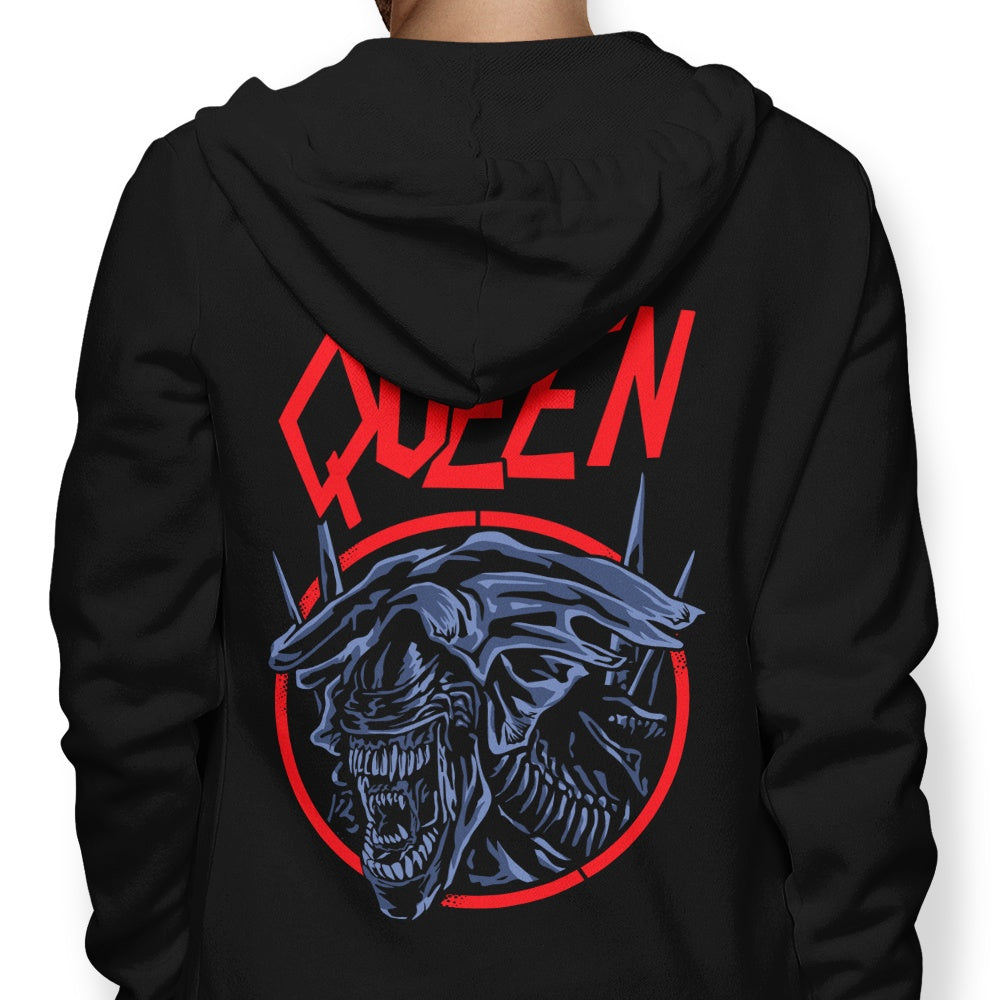 Stylish Queen Alien Design Hoodie by Arace