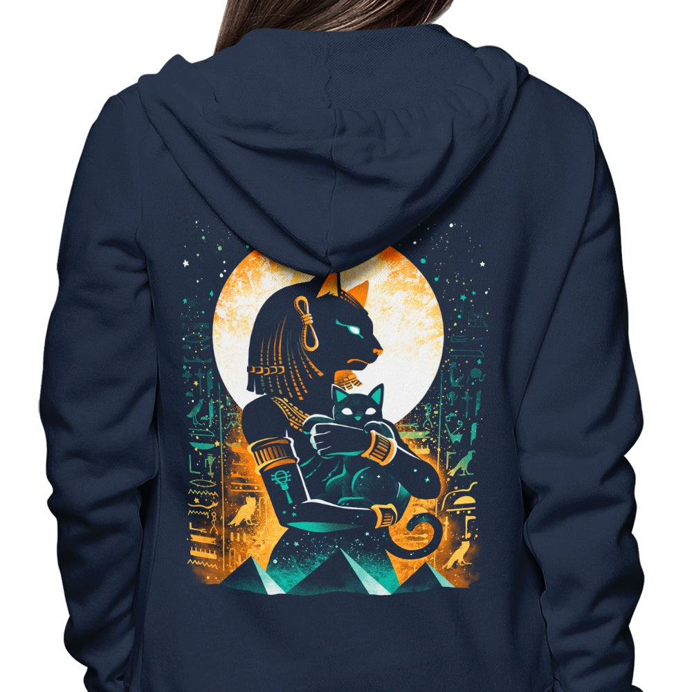 Alemaglia's Fashionable Cat Goddess Hoodie