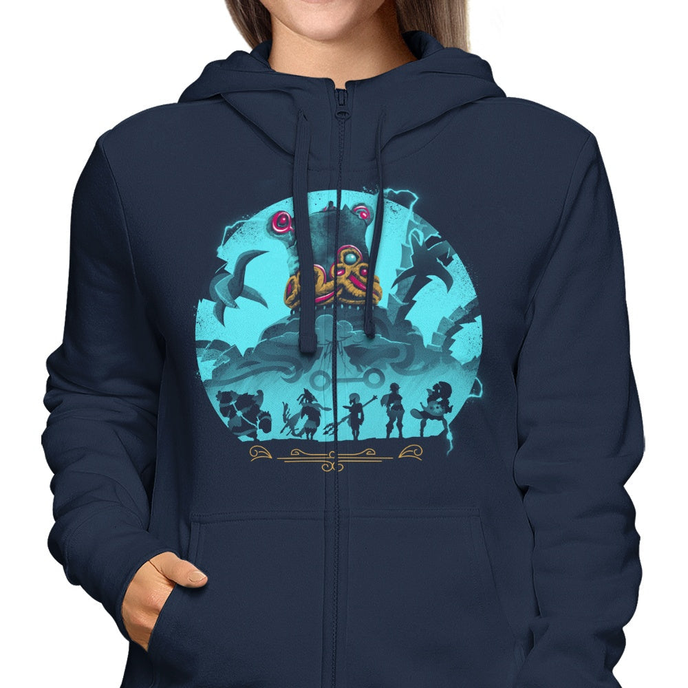 Hylian Guardians Branded Zip-Up and Pullover Hoodies for Men and Women