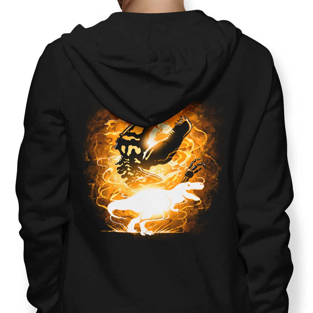 Cool Tyrannosaurus Silhouette Design - Stylish Hoodie