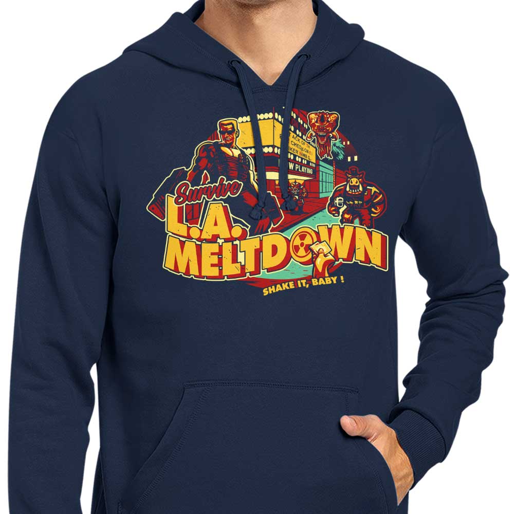 Los Angeles Meltdown - Stylish Hoodie by DAObiwan