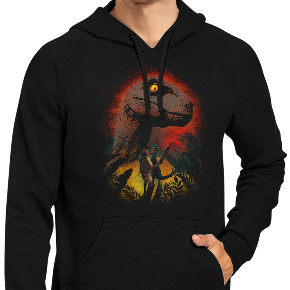 Stylish Clever Silhouette Printed Hoodie