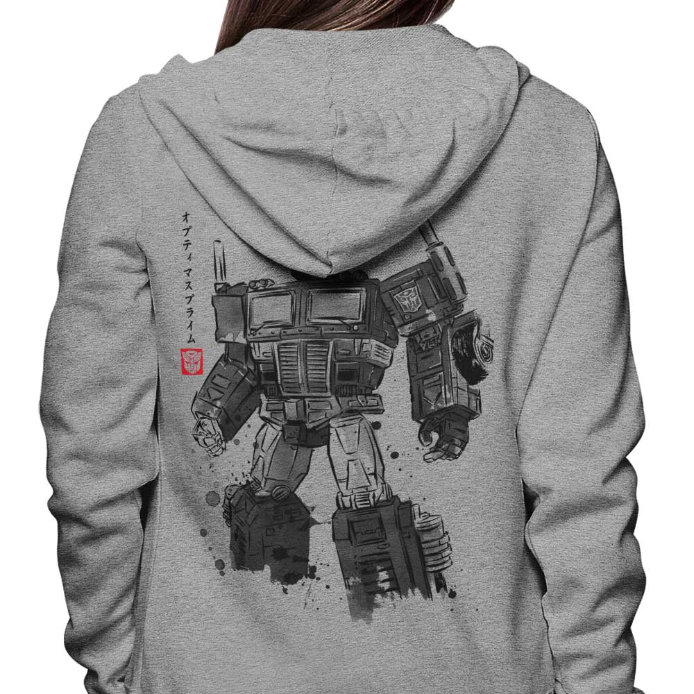Convoy Sumi-e Stylish Hoodie by Dr. Monekers
