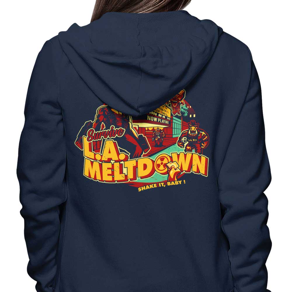 Los Angeles Meltdown - Stylish Hoodie by DAObiwan