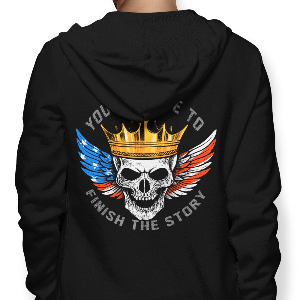Alemaglia's Alternative Finish the Story Hoodie