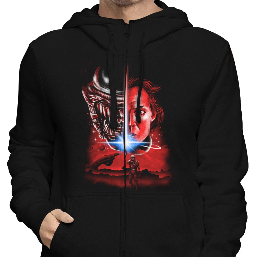 XENOS The Last Alien Zip-Up & Pullover 8.5oz Cotton-Poly Hoodies