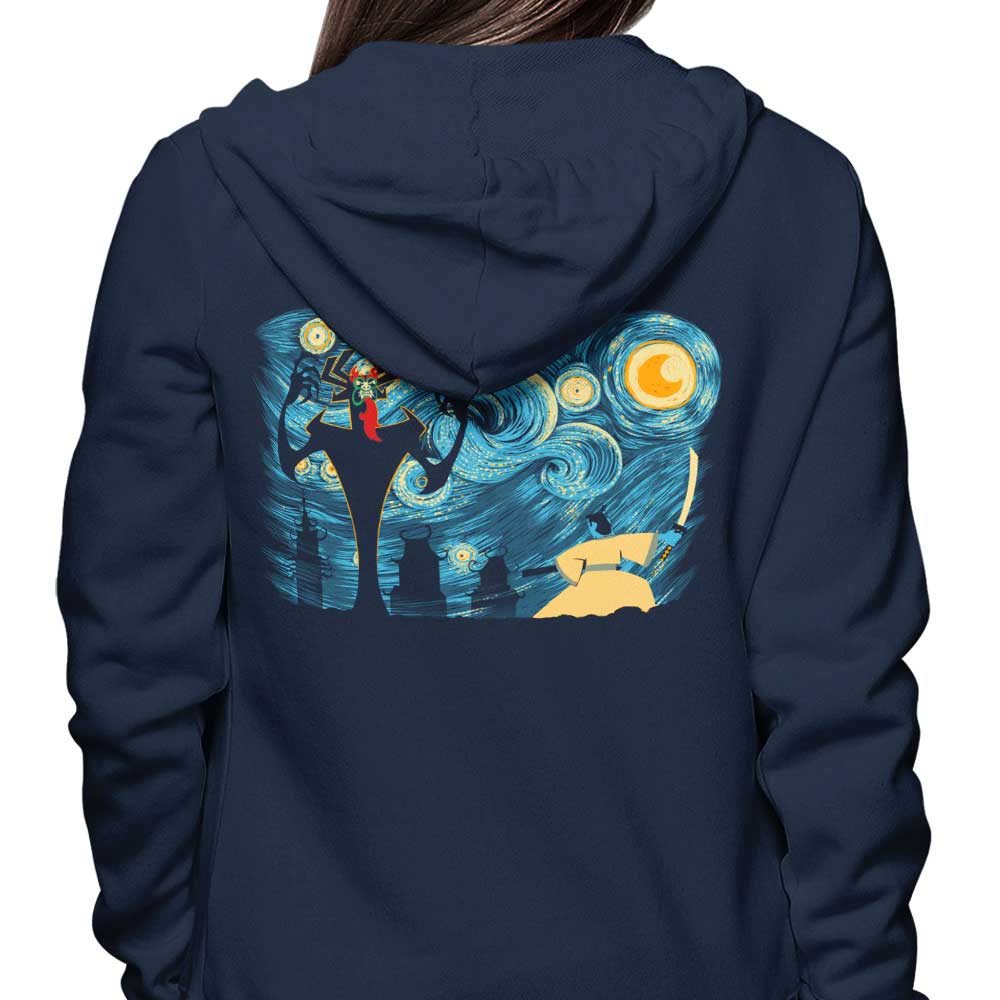 Starry Samurai Themed Stylish Hoodie