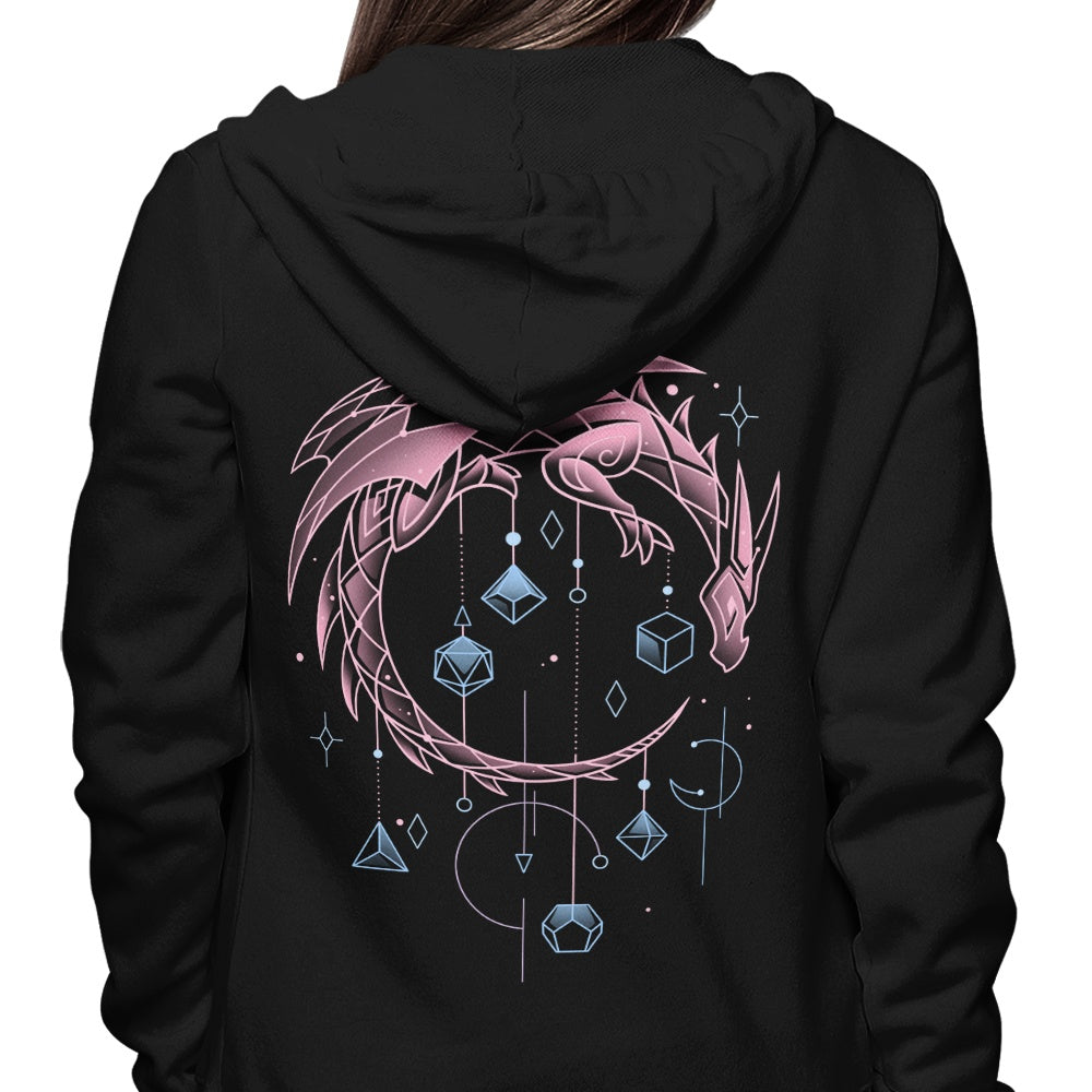 Episode II: Dragon-themed Dice Keeper Hoodie - A Unique Apparel for Dice Enthusiasts