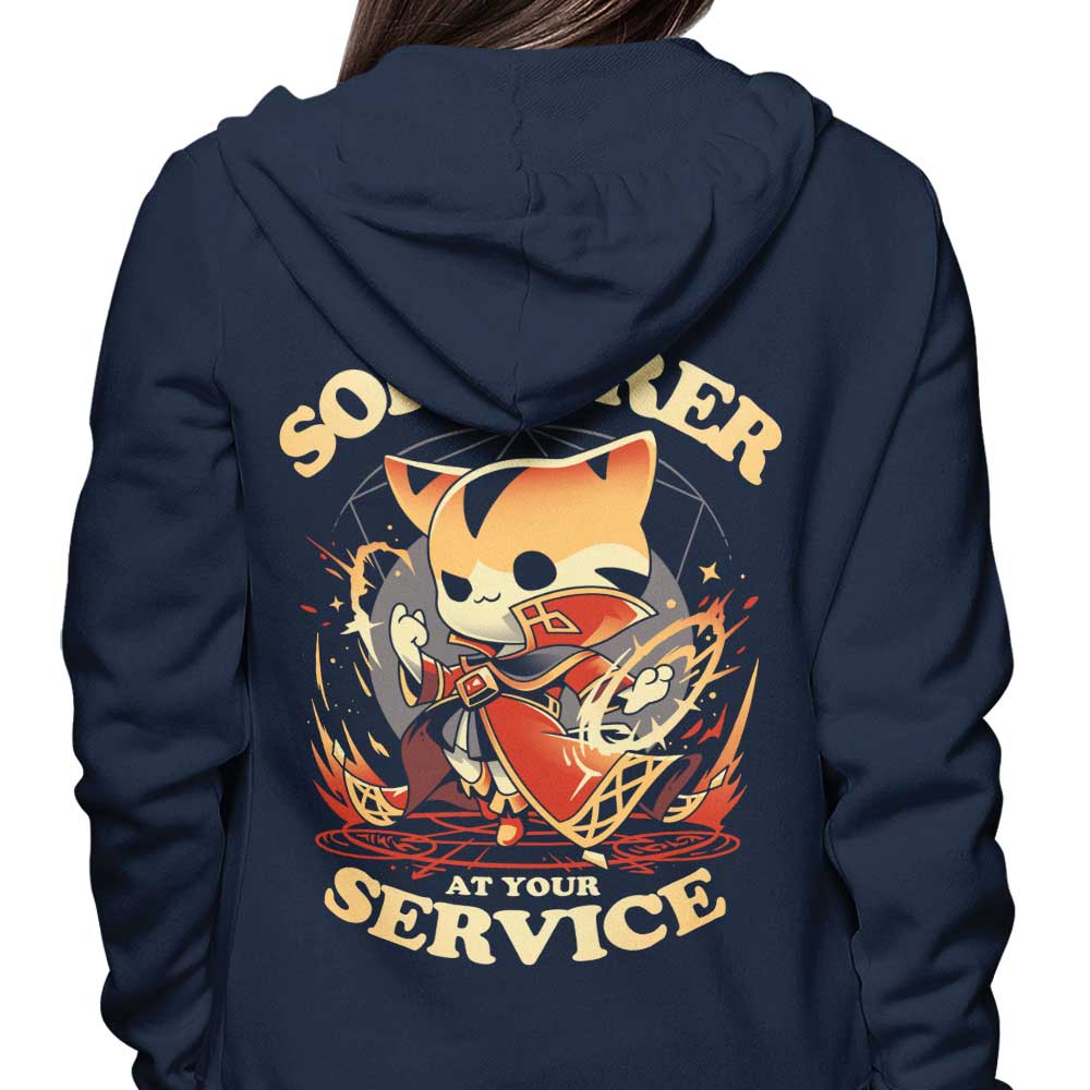 High - Quality 'Sorcerer at Your Service' Hoodie for Fashion Lovers