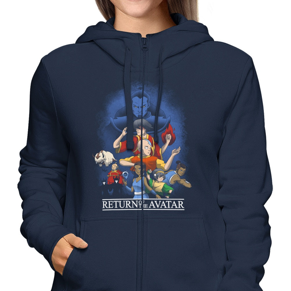 XENOS Return of the Avatar Comfortable 8.5-Ounce Hoodie in S - 4XL Sizes