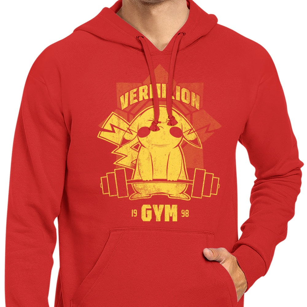 Stylish Vermillion Gym Hoodie from Coinbox Tees