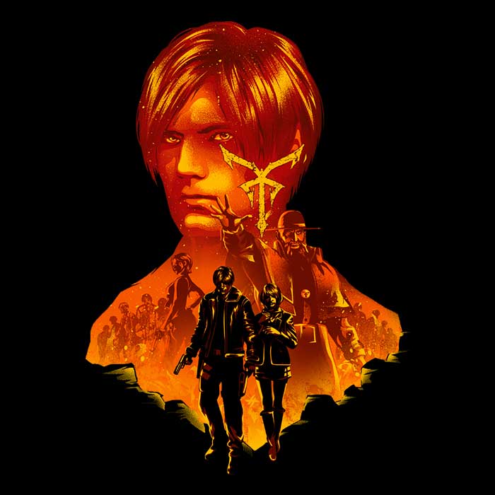Hypertwenty's Resident Leon-themed Hooded Sweatshirt