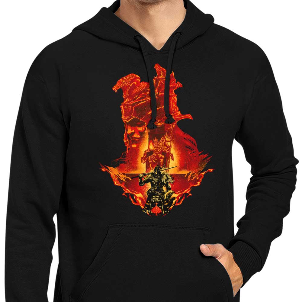 Hypertwenty's Fiery Flaming Assault Hoodie