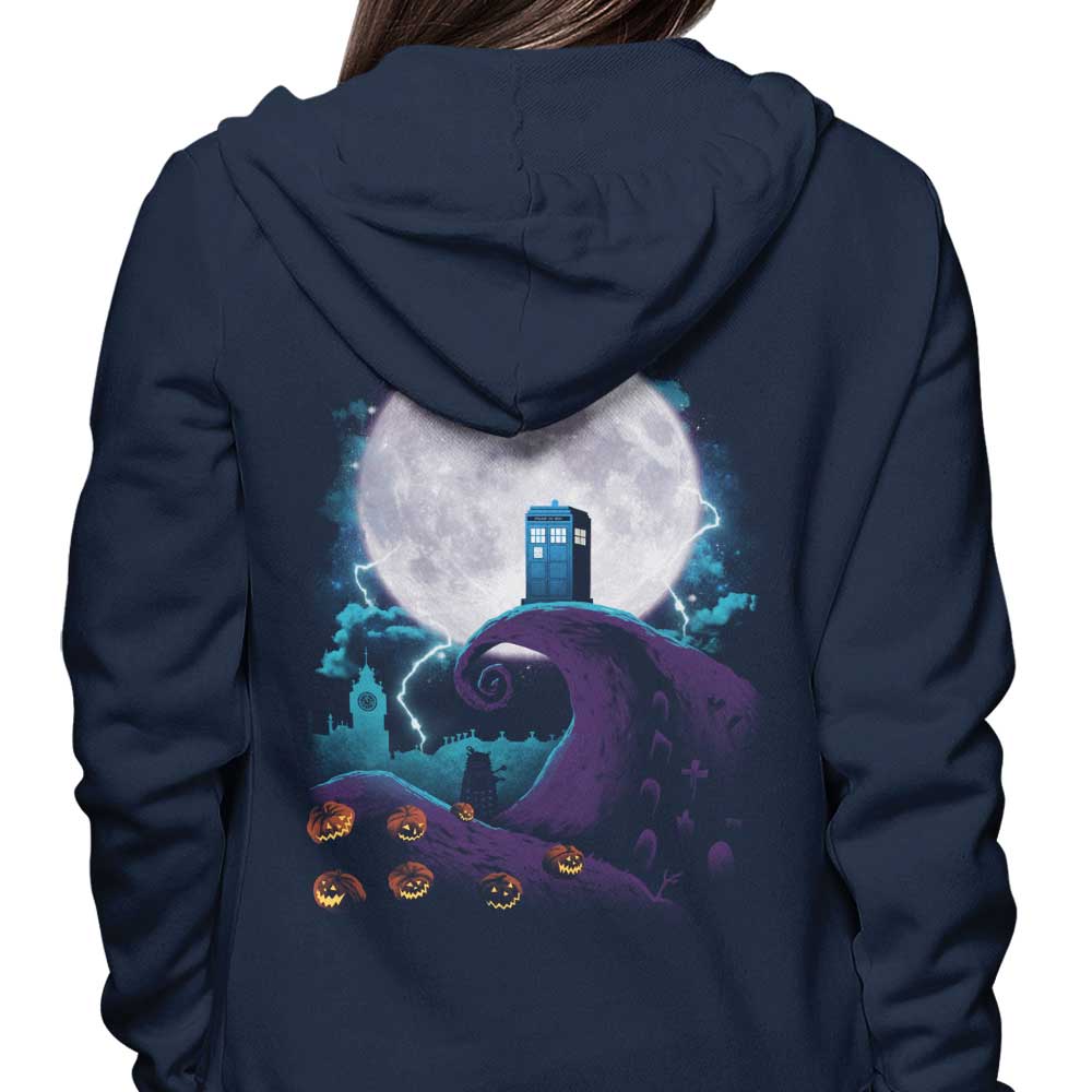 XENOS Nightmare Before Gallifrey Comfortable Zip-Up & Pullover Hoodies
