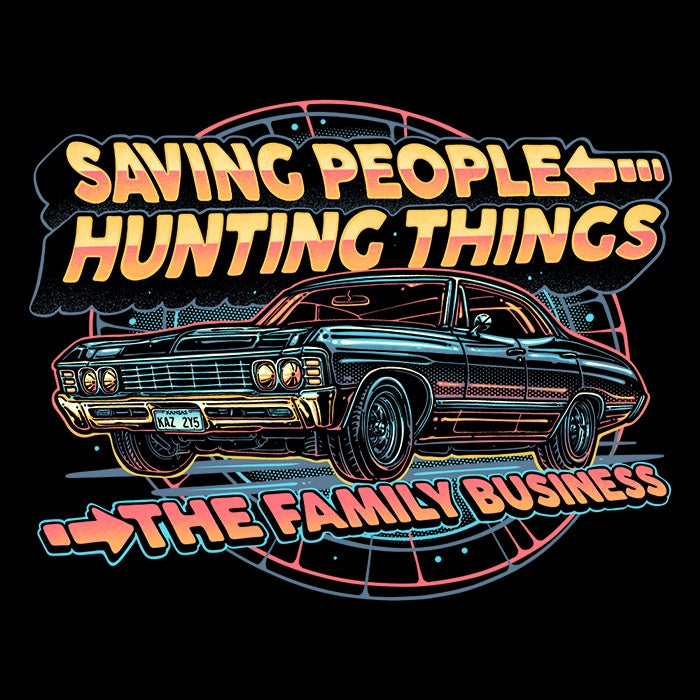 High - Quality 'Saving People, Hunting Things' Hoodie