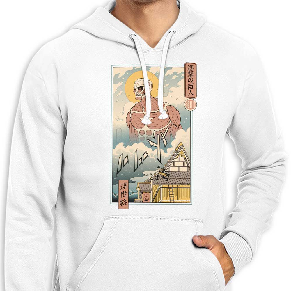Edo-themed Titan Zip-up and Pullover Hoodies by XENOS