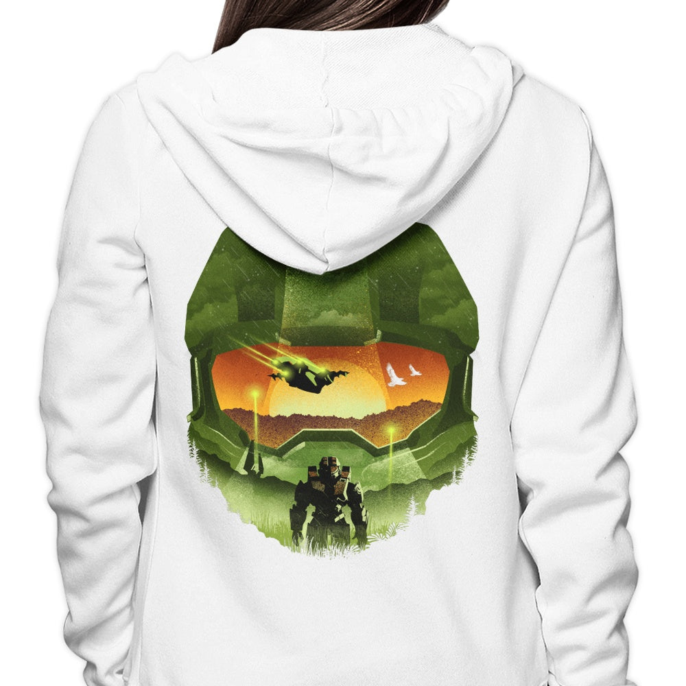 Stylish Spartan Silhouette Design Hoodie for Trendy Wear
