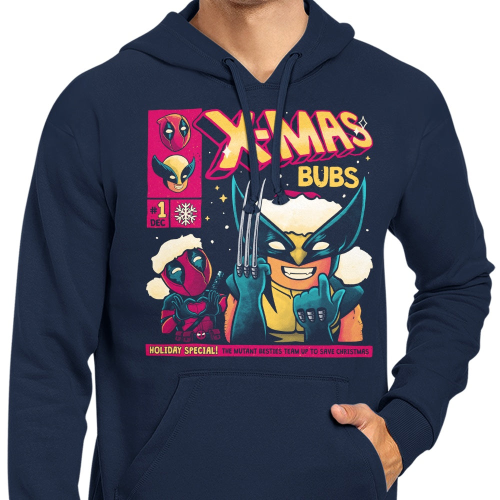 Festive Xmas Bubs - Cozy Hoodie for the Holidays